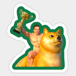 Elon Doge Sticker